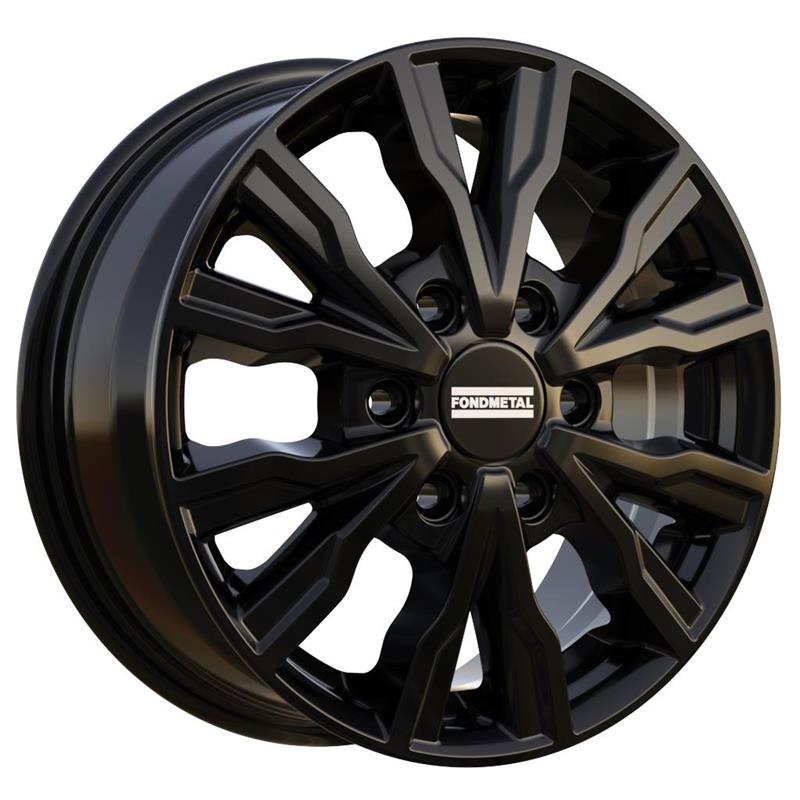 Fondmetal PRO2 Glossy Black J6.5 R16 6X120 ET50 CB74.5